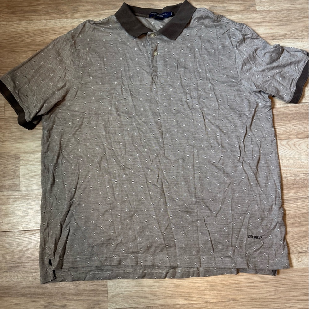 Daniel Cremieux Taupe Polo Shirt